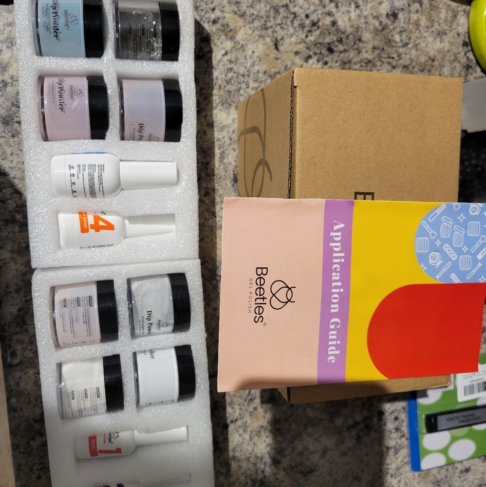 Beetles dip powder nail set